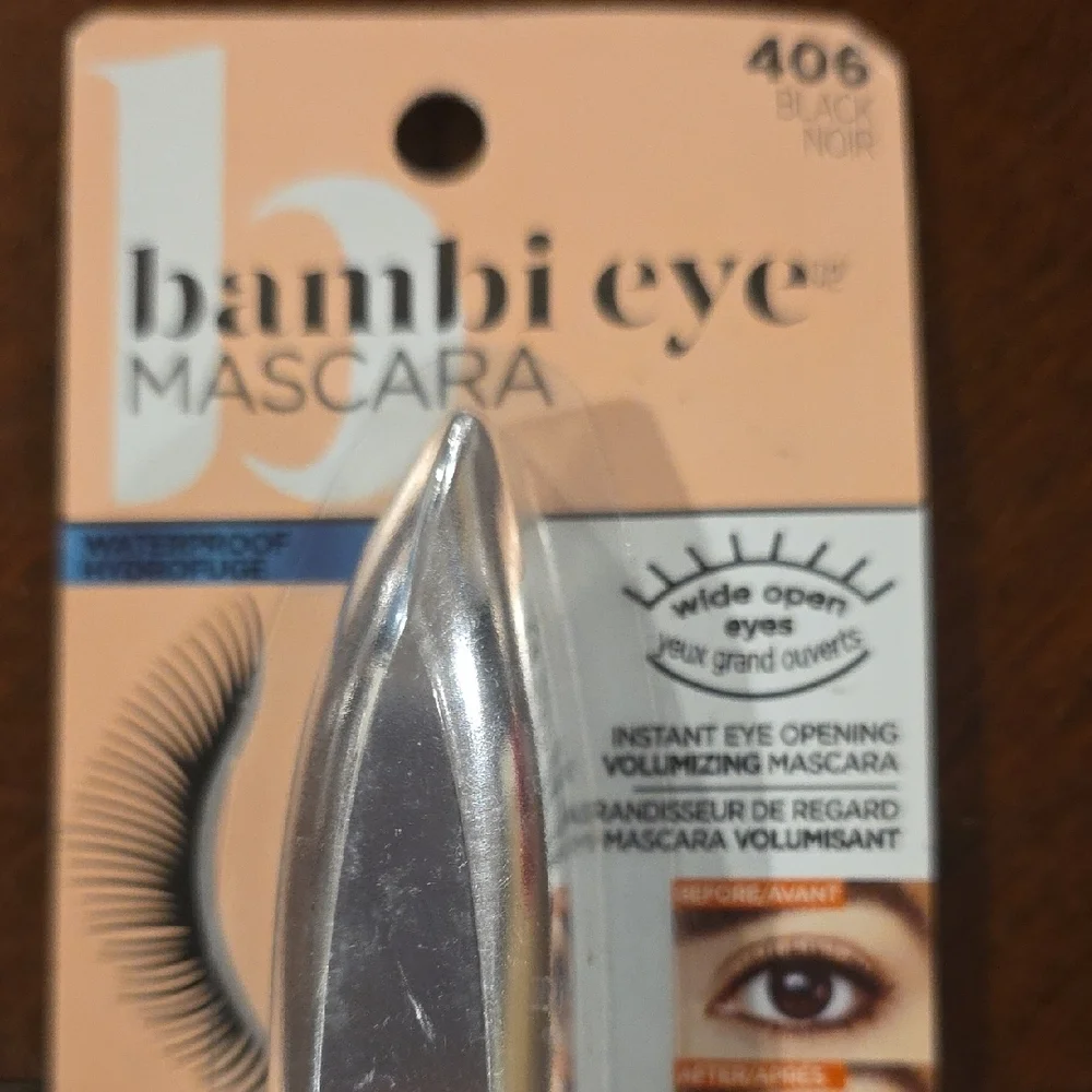 (J52) L'Oreal Paris Bambi Eye Mascara BLACK 406 WATERPROOF